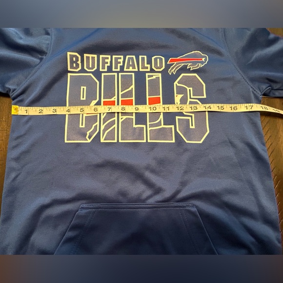 Buffalo Bills NFL Team Apparel Hoodie/Sweatshirt Boys    Size Large (10/12) - Picture 7 of 8